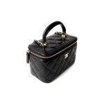 Chanel Vanity Case Bag in Quilted Lambskin